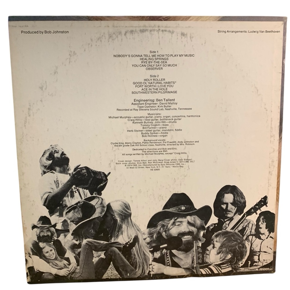 1970’s Michael Murphey Original 70’s Vinyl LP Collection, 4 of His Best Albums. - Picture 7 of 14